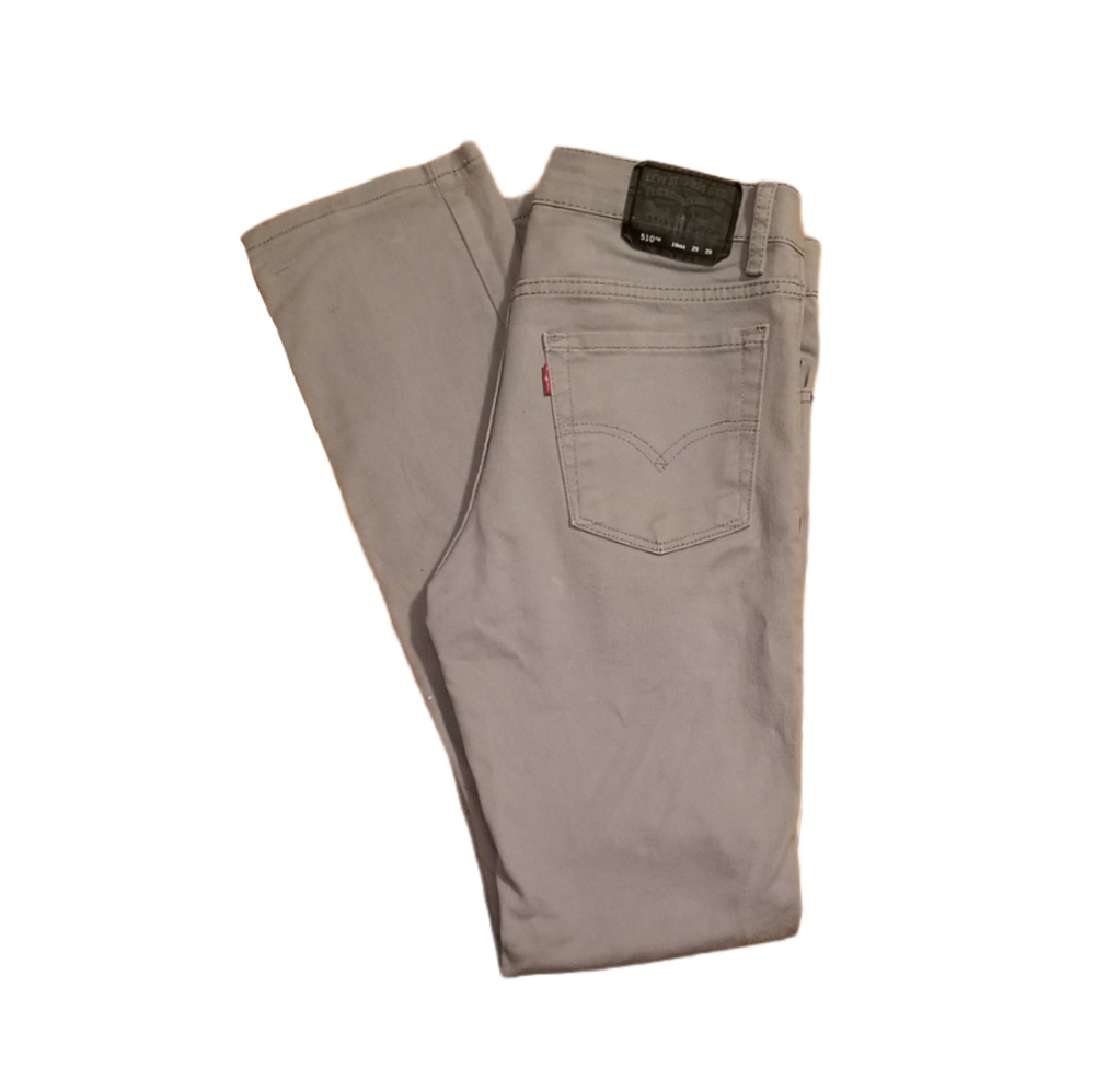 Levi’s 510 Gray Super Skinny Jeans 29 x 29 18 Boys